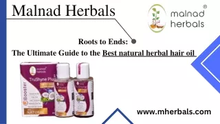 Herbal Harmony: Elevate Your Hair Care with the Best Natural Herbal hair Oil