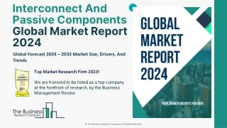 Interconnect And Passive Components Global Market By Component Type, By Interconnect Type, By Application, By Region For