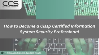 How to Become a Cissp Certified Information System Security Professional