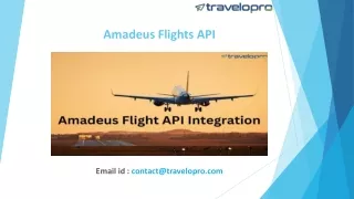 Amadeus Flights API