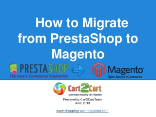 How to Migrate from PrestaShop to Magento