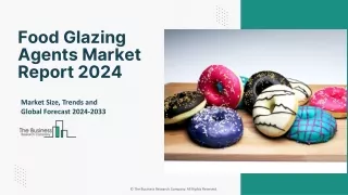 Global Food Glazing Agents Market Application ,Landscape, And Forecast to 2033