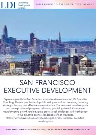 San Francisco executive development