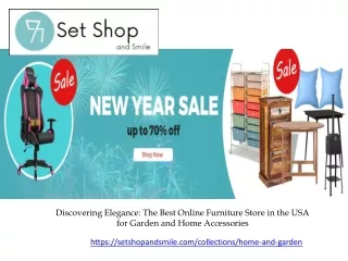 Discovering Elegance The Best Online Furniture Store in the USA for Garden and Home Accessories