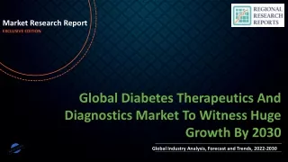 Diabetes Therapeutics And Diagnostics Market To Witness Huge Growth By 2030