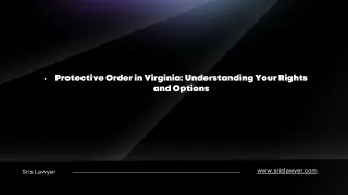 Protective Order in Virginia: Understanding Your Rights and Options