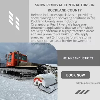 Snow Removal Contractors in Rockland County