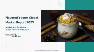 Flavored Yogurt Global Market Size, Share, Growth, By Flavor, By Distribution Channel, Opportunity Analysis and Industry