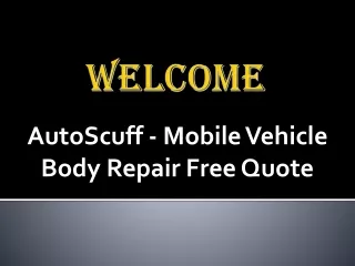 Want to get the Best Smart Car Body Repair in Poole