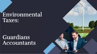 Environmental Taxes-Guardians Accountants