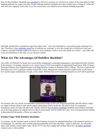 How Technology Is Changing How We Treat buy do follow backlinks
