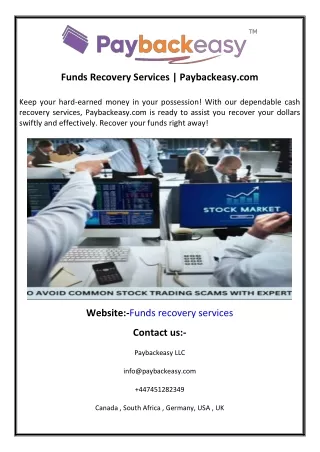 Funds Recovery Services Paybackeasy.com