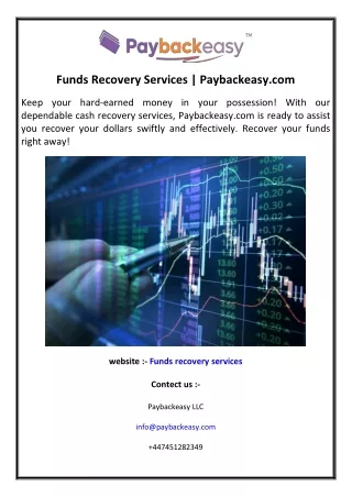 Funds Recovery Services  Paybackeasy.com