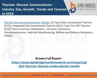 Thyristor Discrete Semiconductor Market