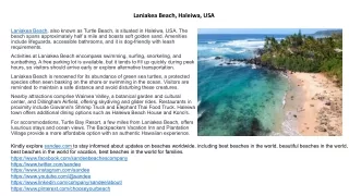 Safe Seas and Sun-Kissed Shores: Lifeguarded Havens at Laniakea