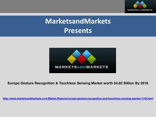Europe Gesture Recognition & Touchless Sensing Market worth
