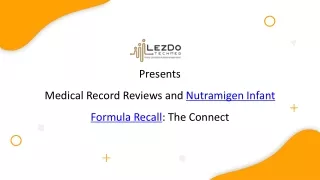 Nutramigen Infant Formula Recall