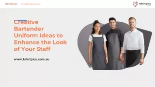 Creative Bartender Uniform Ideas to Enhance the Look of Your Staff