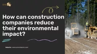 How can construction companies reduce their environmental impact (2)