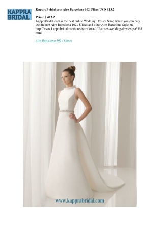 KappraBridal.com Aire Barcelona 102 Ulises USD 413.2