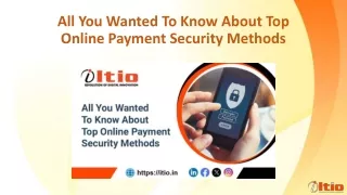 All You Wanted To Know About Top Online Payment Security Methods