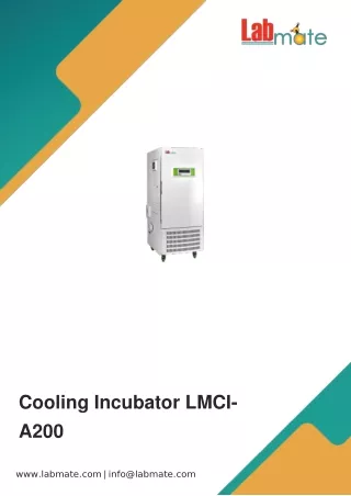 Cooling-Incubator