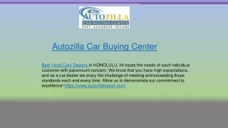 Top Used Cars Dealerships In Honalulu