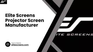 Elite Screens | Projector Screen Manufacturer