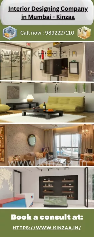 Professional Interior Designing Company in Mumbai - Kinzaa