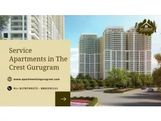 The Crest in Gurgaon for Rent | Fully Furnished Apartment for Rent in Gurugram