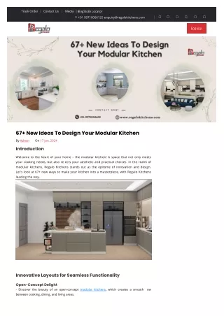 67  New Ideas To Design Your Modular Kitchen