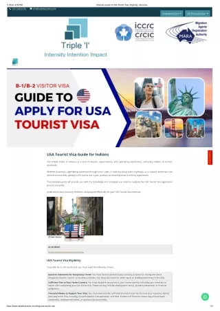 US Tourist Visa Requirements for Indian Citizens in 2024