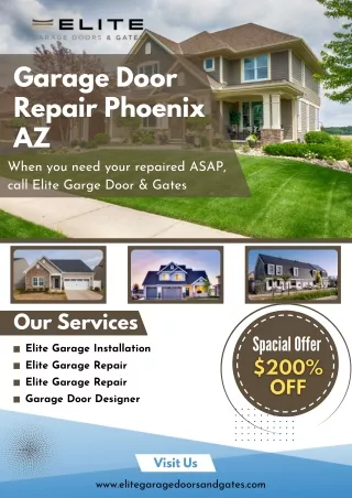 Garage Door Repair Phoenix AZ  Elite Garage Doors and Gates