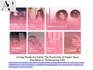 Giving Thanks for Safety The Practicality of Pepper Spray Keychains as Thanksgiving Gifts