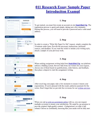 011 Research Essay Sample Paper Introduciton Exampl