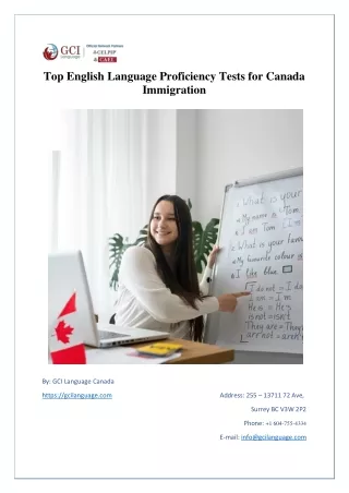 Top English Language Proficiency Tests for Canada Immigration