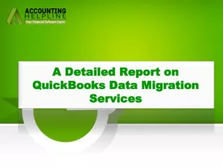 Get all Information about QuickBooks Data Migration Services