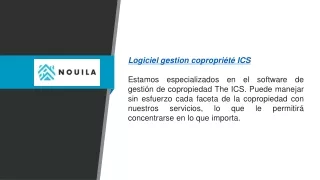 Ics Co-ownership Management Software  Nouila.com