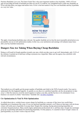 Getting Tired of do follow backlinks? 10 Sources of Inspiration That'll Rekindle
