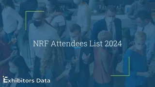 NRF Attendees List 2024