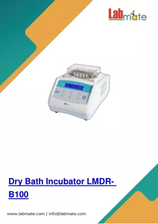 Dry-Bath-Incubator