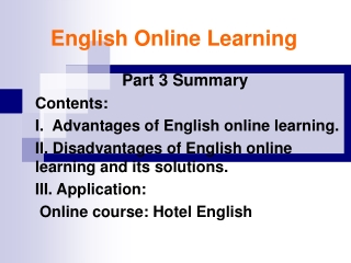 English Online Learning