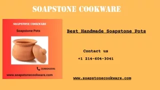 Best Handmade Soapstone Pots ppt