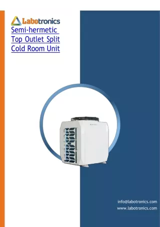 Semi-hermetic-Top-Outlet-Split-Cold-Room-Unit