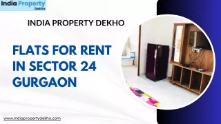 Flats for Rent in Sector 24 Gurgaon