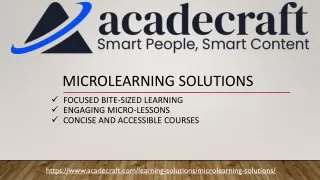 what is microlearning solutions?