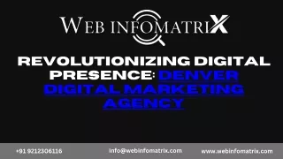 Revolutionizing Digital Presence Denver Digital Marketing Agency