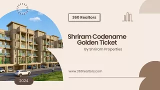 Shriram Codename Golden Ticket in Mangadu Chennai - Price, Floor Plan