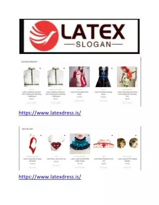 Fashion Latex Dress Sale