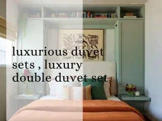 Dream in Luxury: Upgrade to a Double Duvet Set of Unmatched Quality